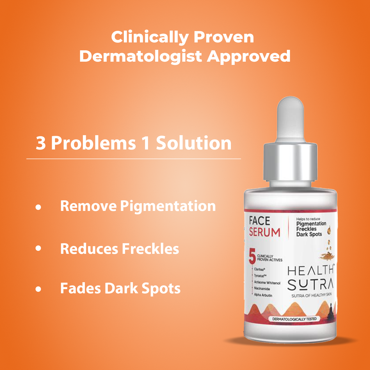 Face Serum for Pigmentation, Freckles & Dark Spots - 30ml